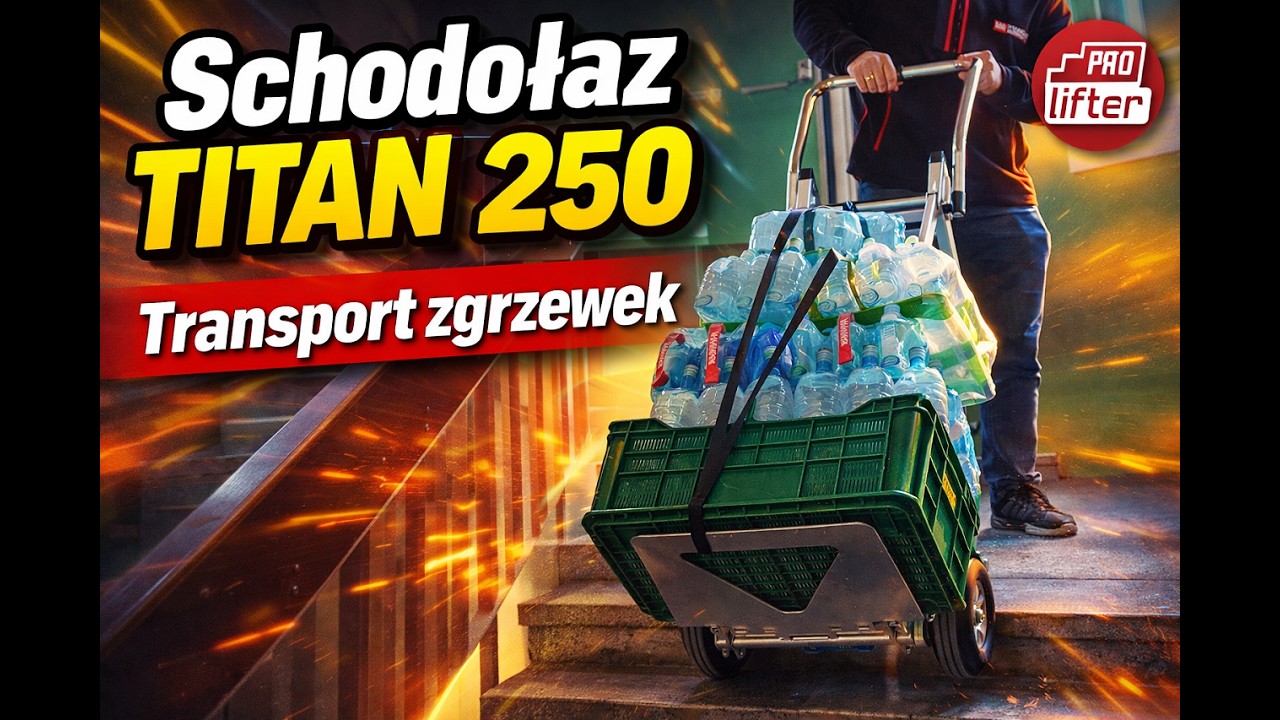 Schodołaz towarowy, który oszczędza Twoje plecy