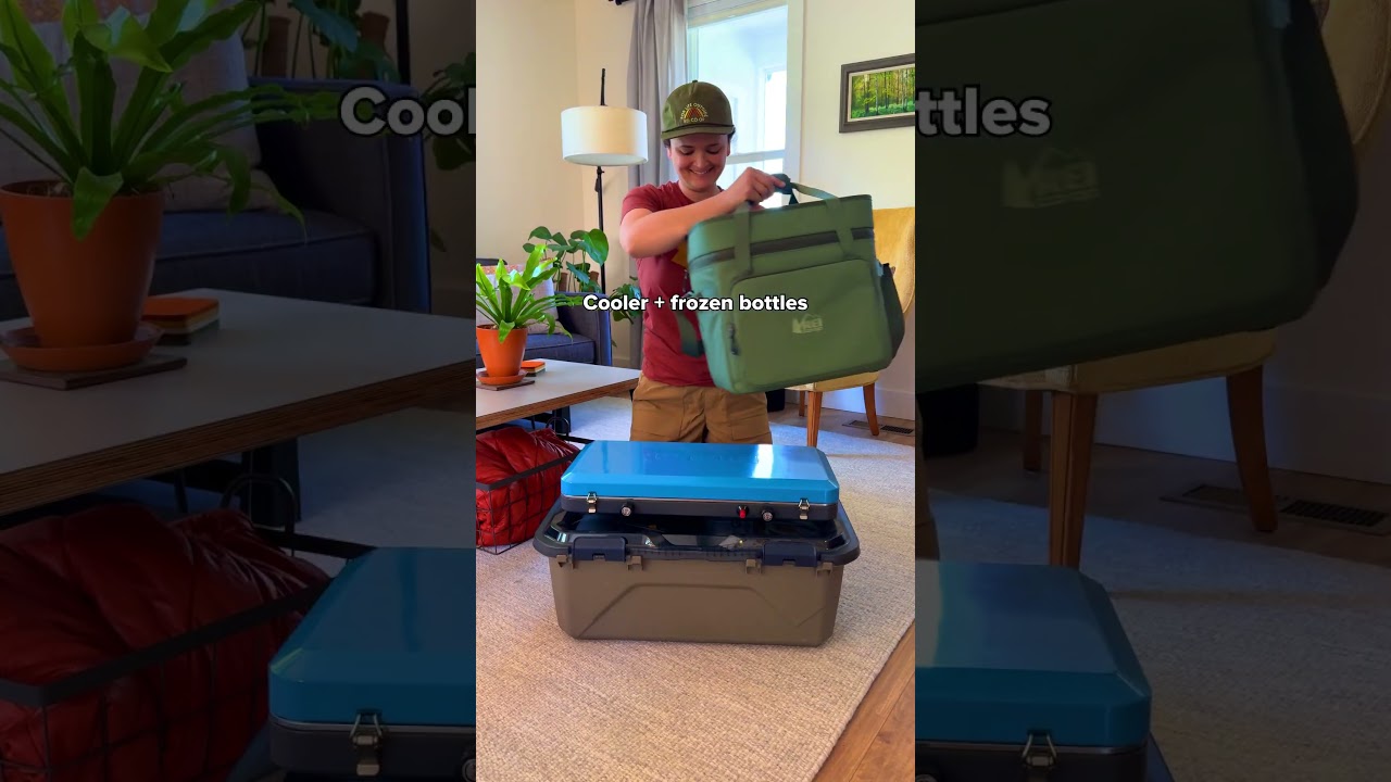How to organize your camp kitchen with @gwynandami | #shorts #reipartner #rei #camping #kitchen