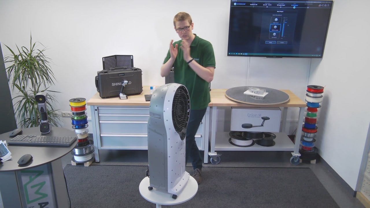 AM-Academy Webinar: Shining3D FreeScan UE7 vs  EinScan HX