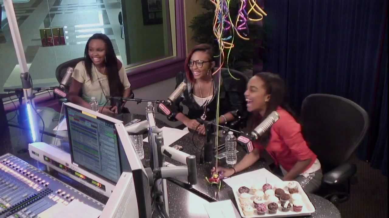 China Anne Mcclain with Radio Disney for a 14th birthday surprise!