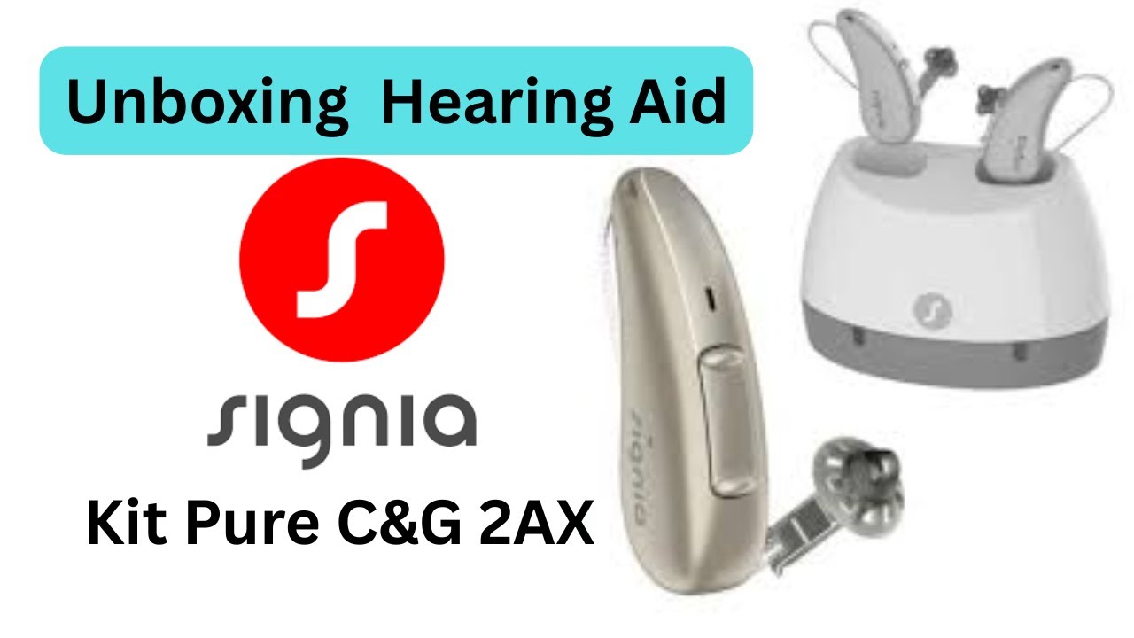 Unboxing Signia Kit Pure C&G 2AX | Unboxing Hearing Aid