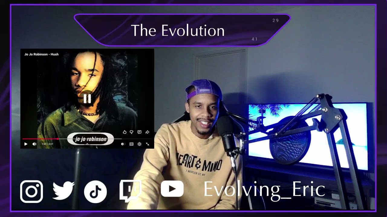 Evolving Eric reacts to Jo Jo Robinson - Hush