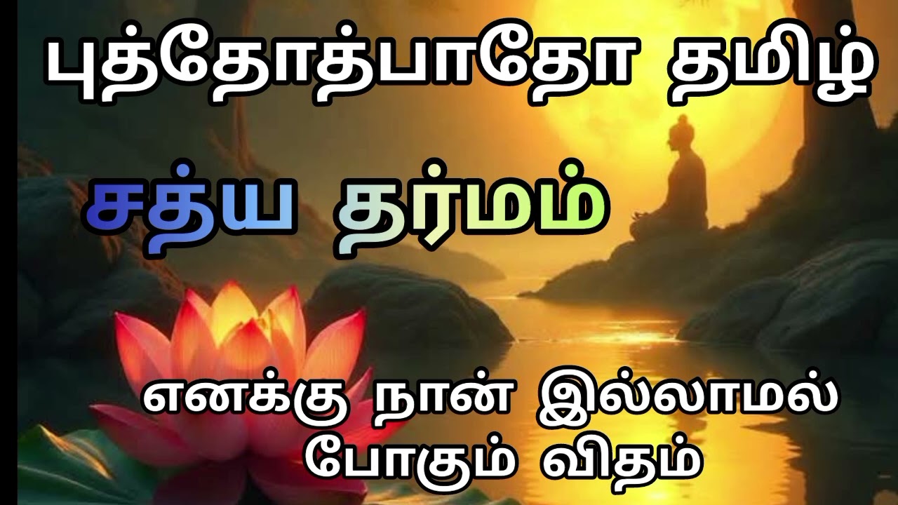 எனக்கு நான்...24 [ buddothpado tamil ]   சத்ய தர்மம்   #buddha #tamil #buddhisam #budhist