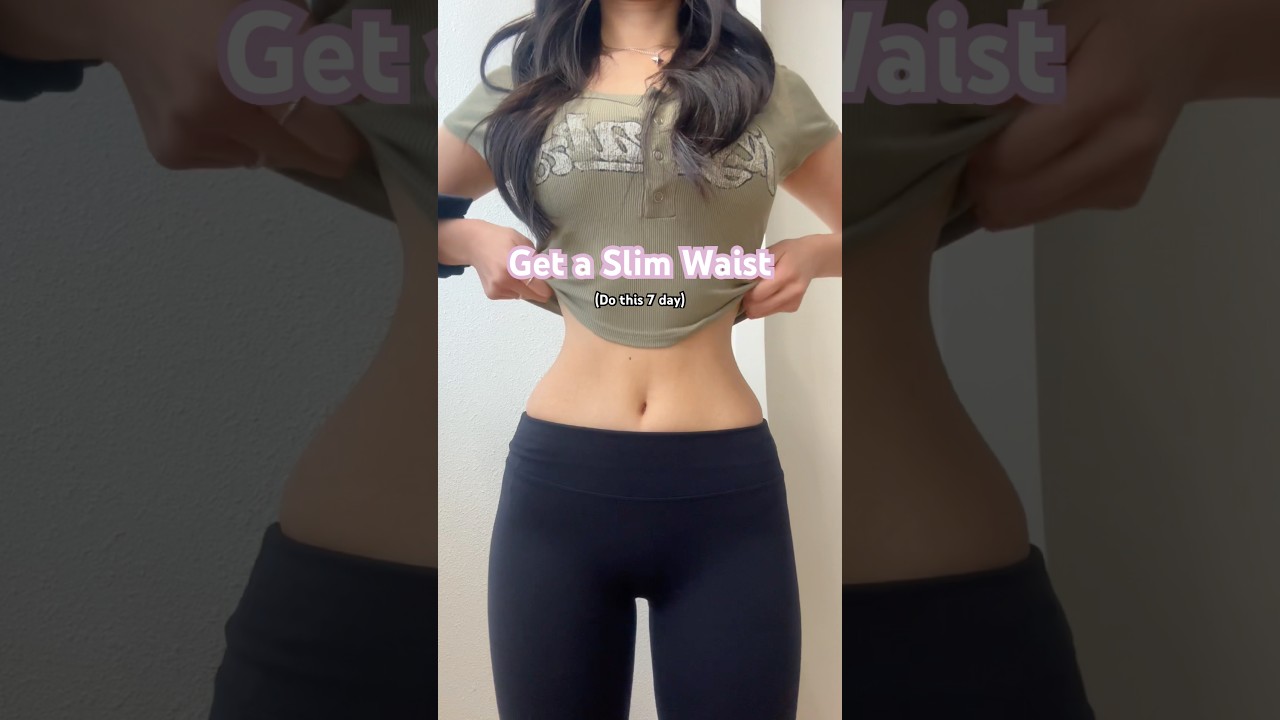 Get a Slim & Tiny Waist, Flat stomach in 7 days #fitness #workout #pilates #absworkout