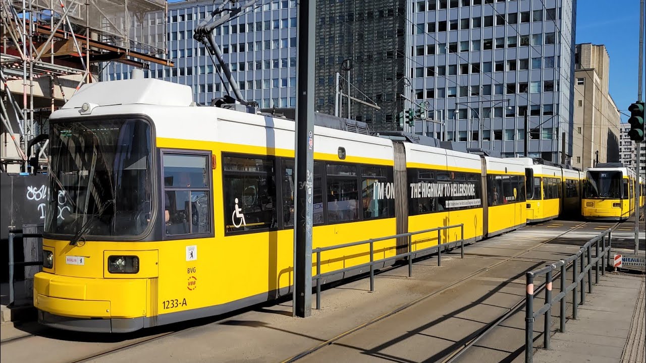 BVG Berlin Tram Services In The Alexanderplatz Area Of Berlin 13/3/2026