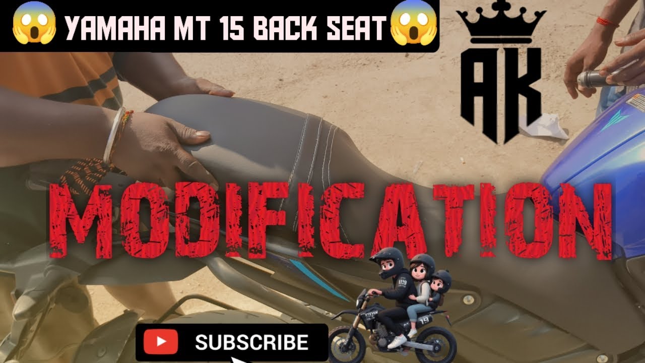 yamaha😱 mt 15 back seat👍modification😀Velachery to Taramani ak tamil bro#mt15 ##yamahamt15india #