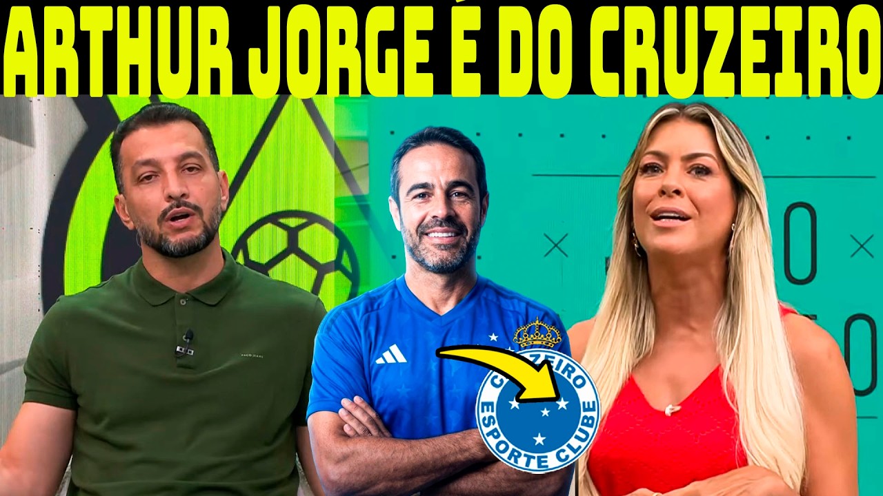 ASSINOU ATÉ 2027! ARTHUR JORGE É O NOVO TREINANDOR DO CRUZEIRO! AGORA O CABULOSO VAI DECOLAR!