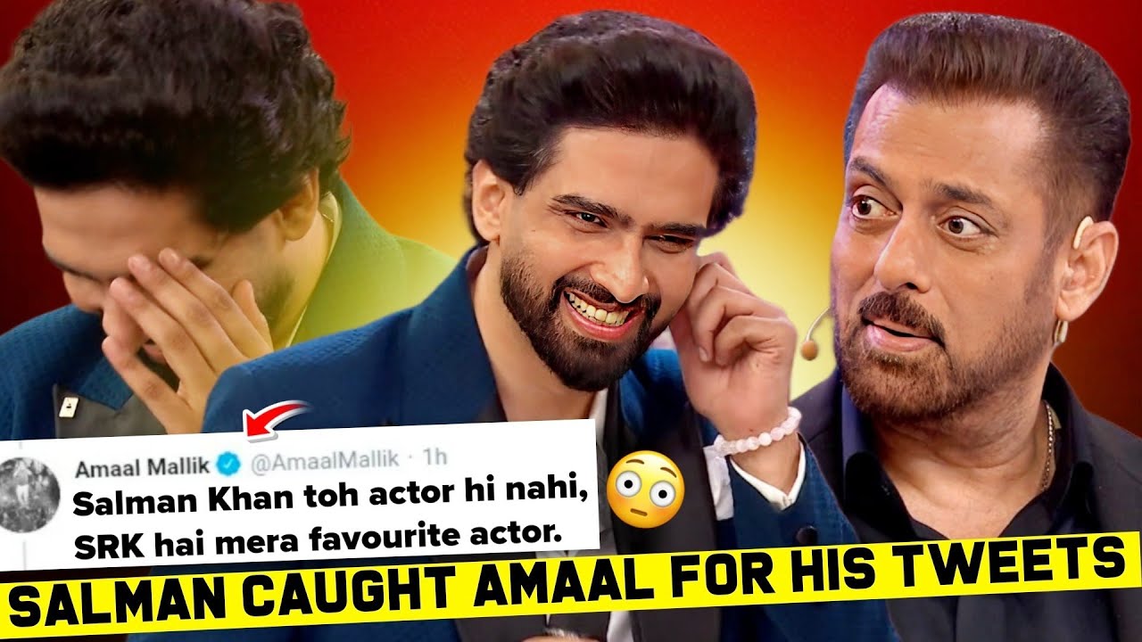 Salman Khan Reaction On Amaal Mallik Entry In Bigg Boss Asked About His Controversial Tweets💀🔥