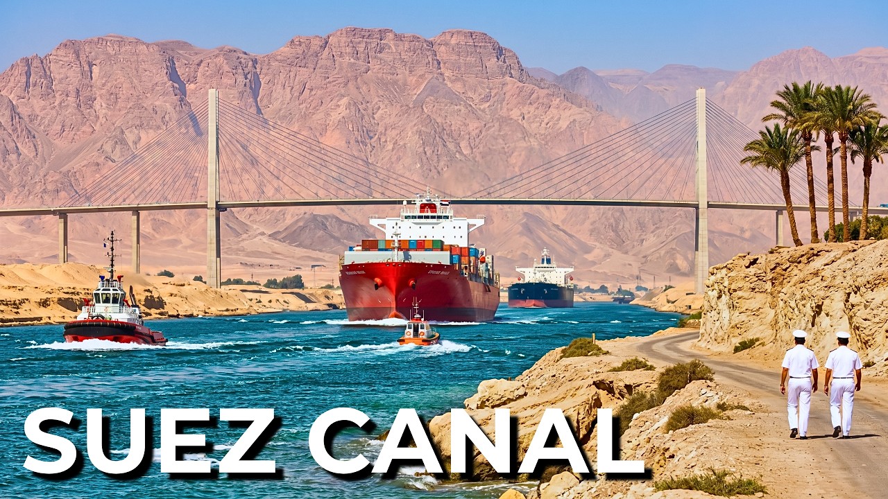 SUEZ CANAL: One Ship Blocked $9.6 Billion Per Day | 4K Travel Documentary