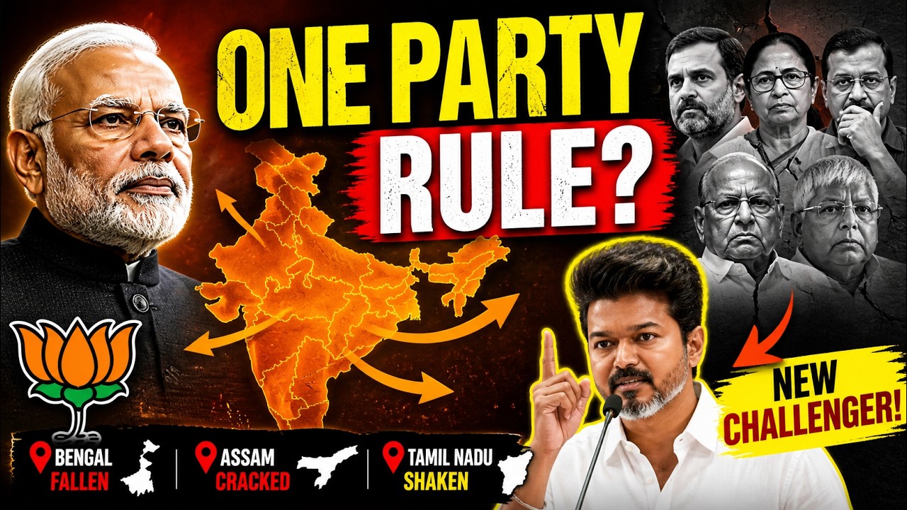 &ldquo;Is India Becoming a ONE-PARTY Nation? BJP&rsquo;s Rise & Opposition Collapse Explained!&rdquo;