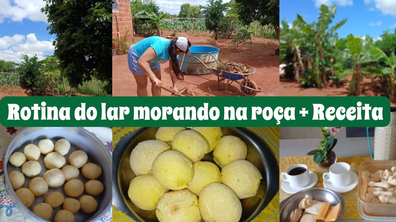 Um dia comigo na roça/Rotina/Receita de chimango/vlog completo.