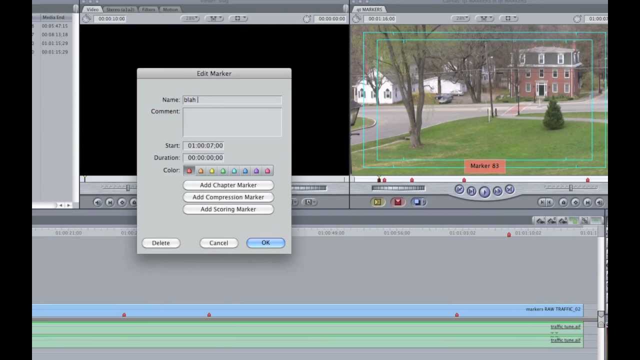 QUICK TIP: Markers for FCP 7