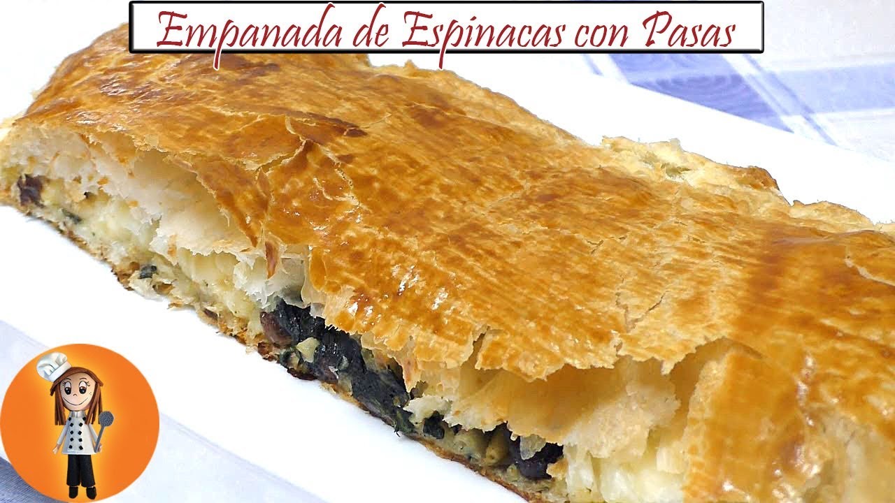 Empanada de Espinacas con Pasas | Receta de Cocina en Familia