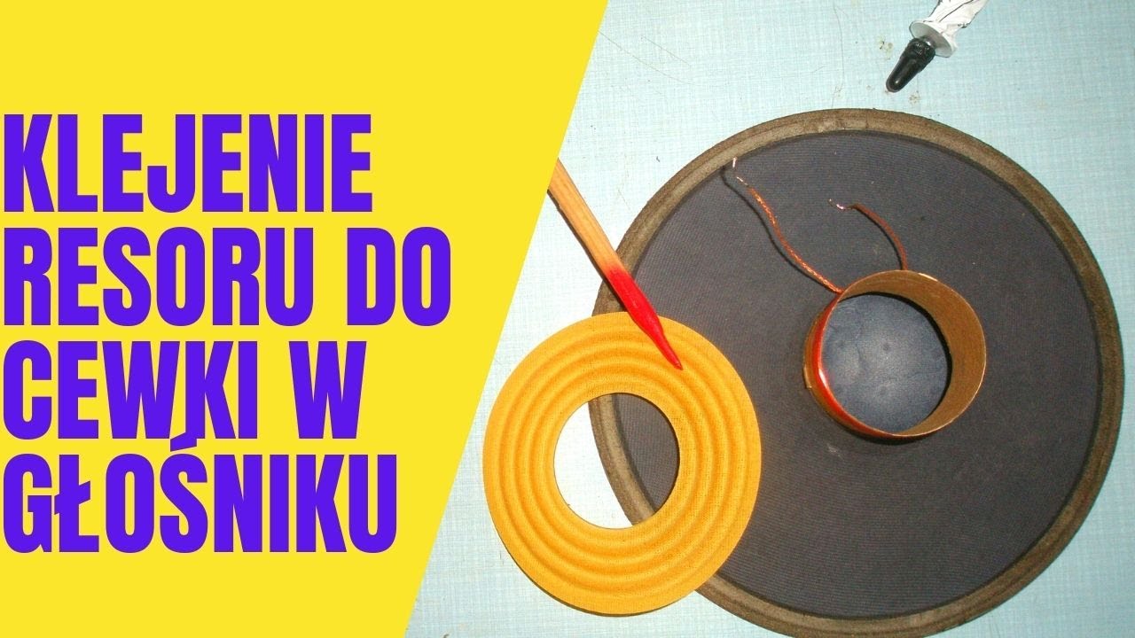 JAK WKLEIĆ RESOR DOLNY DO KARKASU CEWKI GŁOŚNIKA? OMAWIAM NA PRZYKŁADZIE TONSIL GDN 25/40/3
