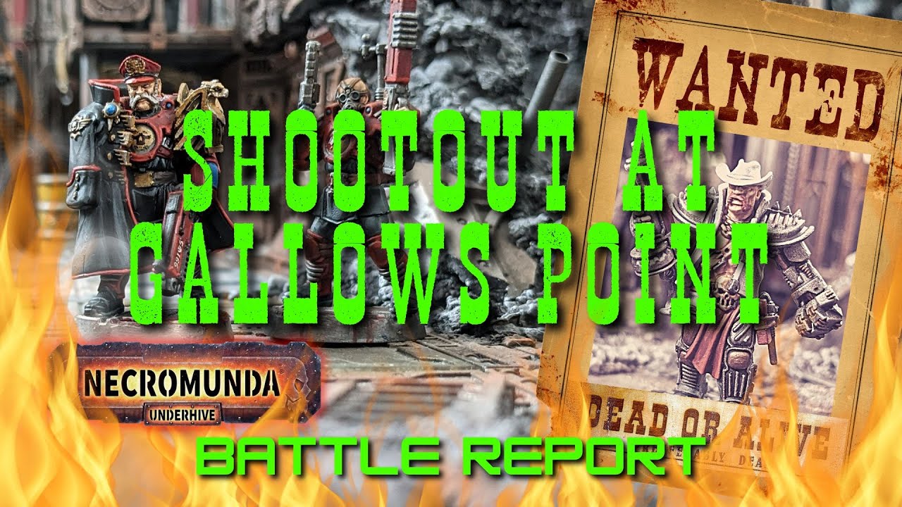 Necromunda Battle Report 5 - Shootout at Gallows Point - Orlock vs Enforcers