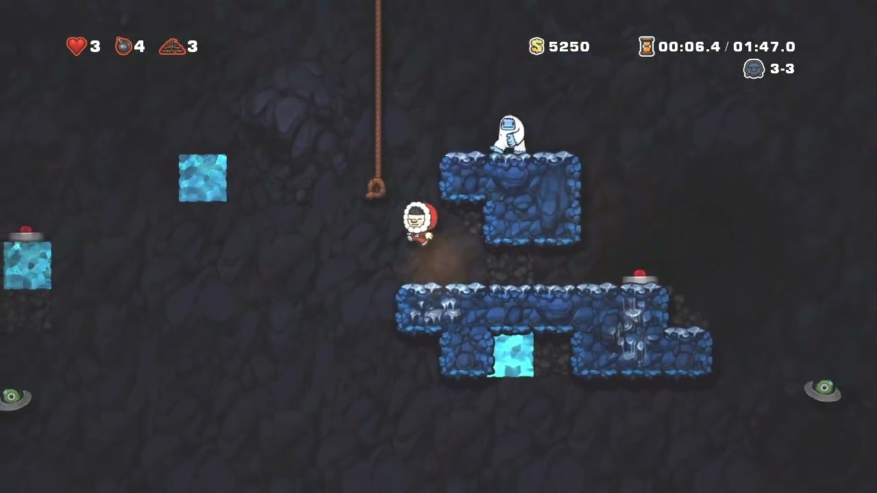 Spelunky HD - 3:22.950 Max Low% (FWR)
