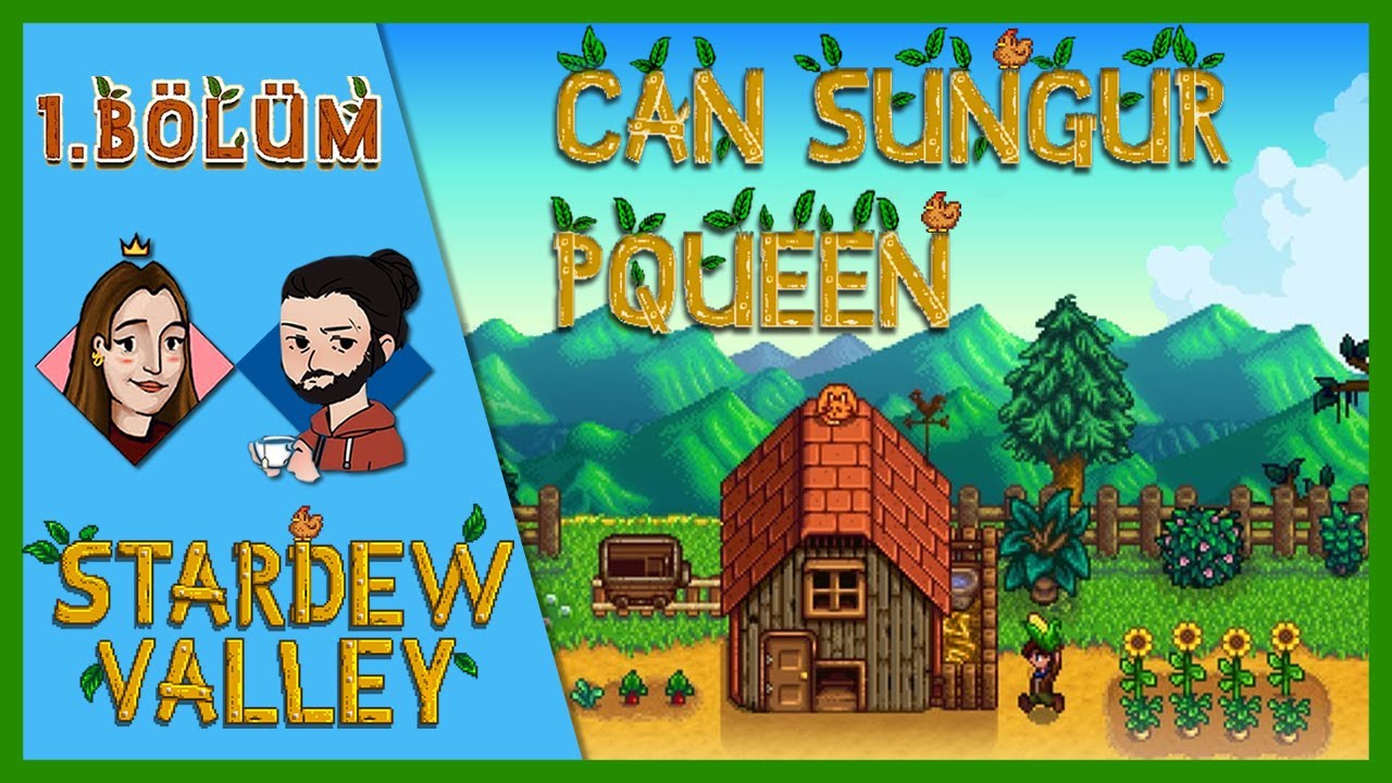 Can Sungur - Stardew Valley CO-OP Geceler \w Pqueen | Bölüm 1