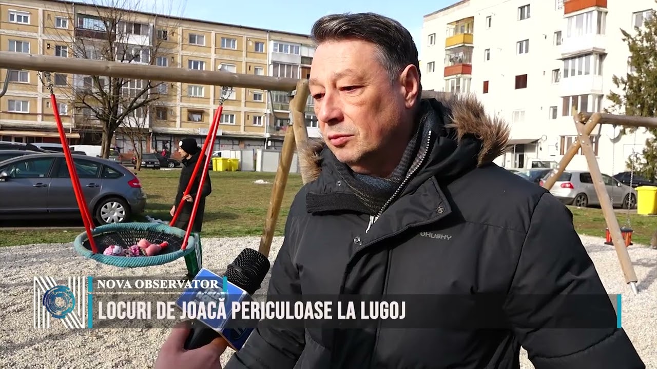 Locuri de joacă periculoase la Lugoj