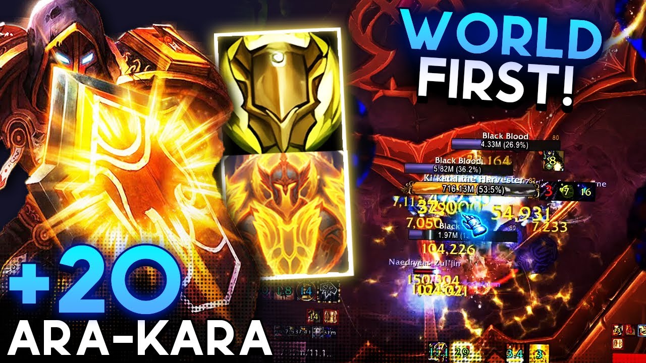 WORLD FIRST Ara Kara +20! | Lightsmith Prot Pally | TWW SEASON 1 M+