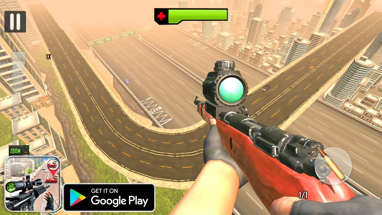 City Sniper Gun Shooter Android Gameplay