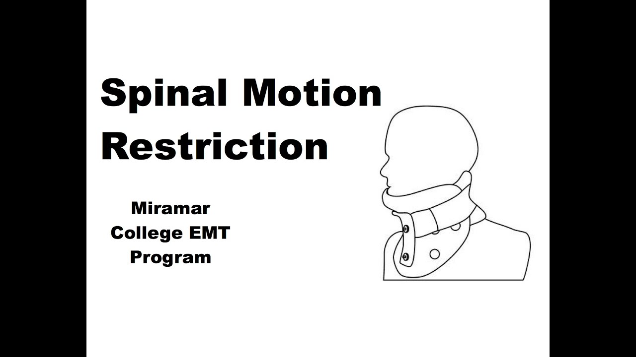 Spinal Immobilization: Supine Patient