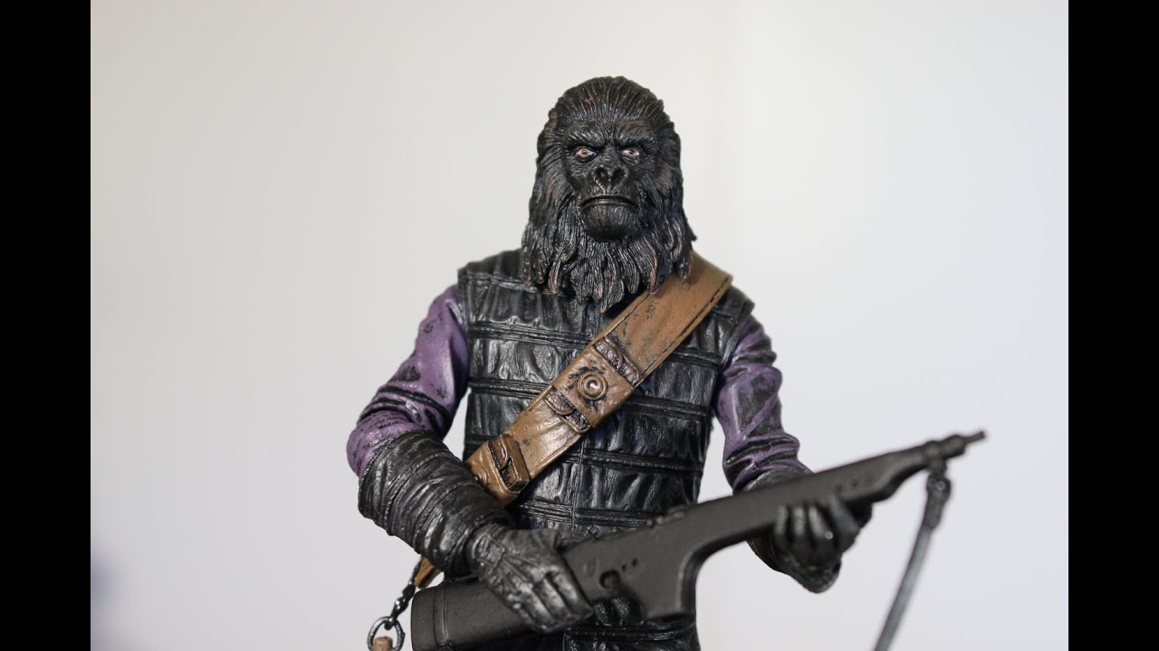 NECA Gorilla Soldier Planet of the Apes figure review