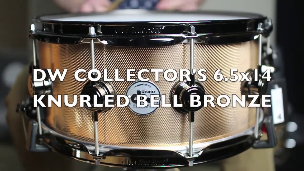 DW Collector's Knurled Bell Bronze 6.5x14 Snare Drum