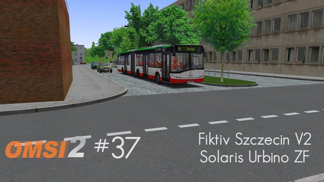 OMSI 2 #37 | Fiktiv Szczecin V2 +DOWNLOAD | Solaris Urbino ZF | 58 Plac Rodla ► Goclaw