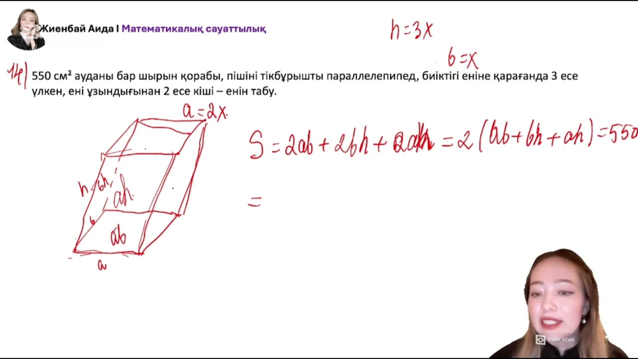 ҰБТ-2025 | МАТСАУ | НҰСҚА ТАЛДАУ | Аида апаймен