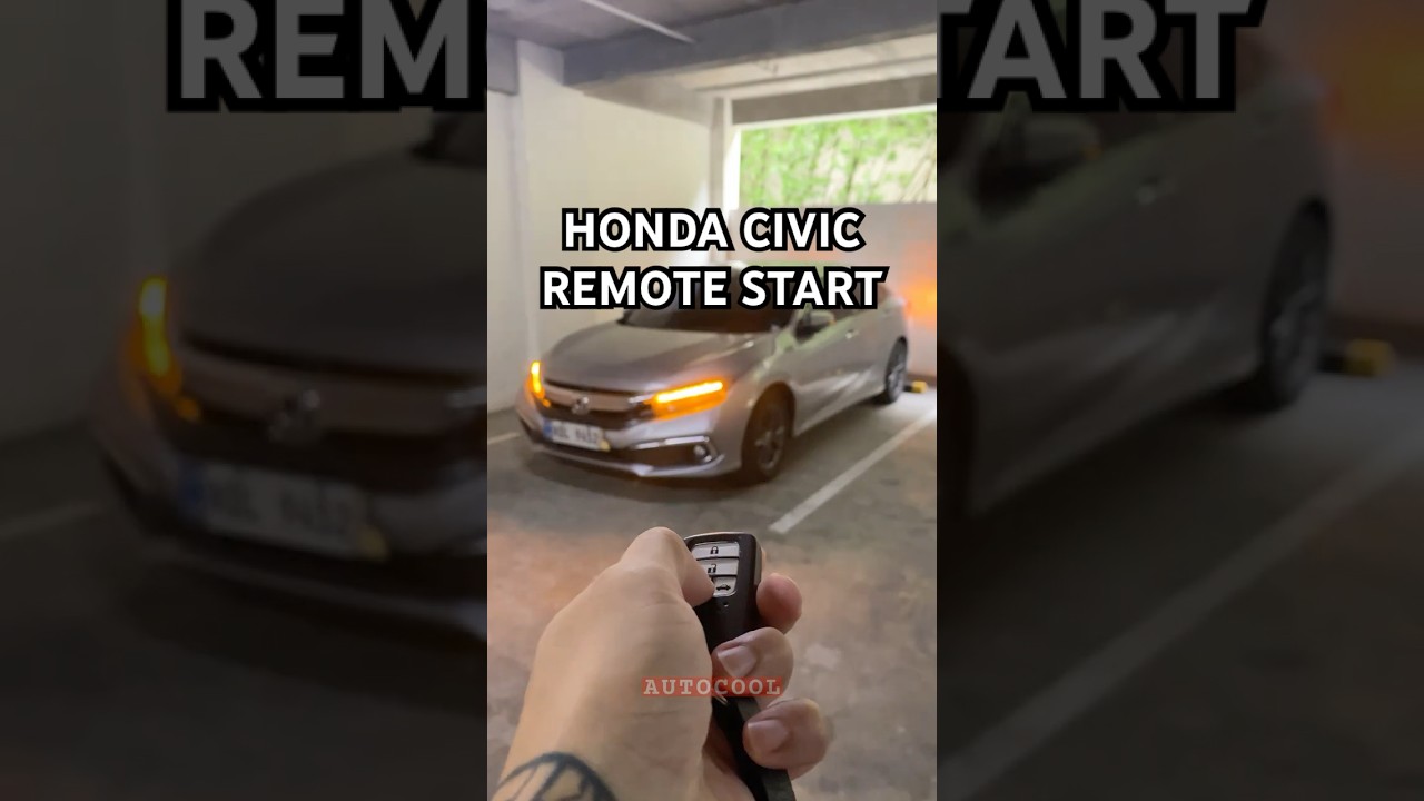 Учебное пособие по дистанционному запуску Honda Civic 🔥❄️