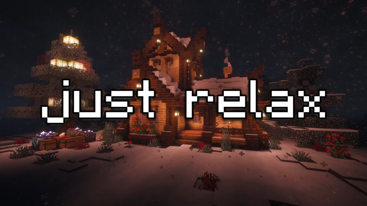 take it easy, get some rest... (minecraft music w/ winter ambience)