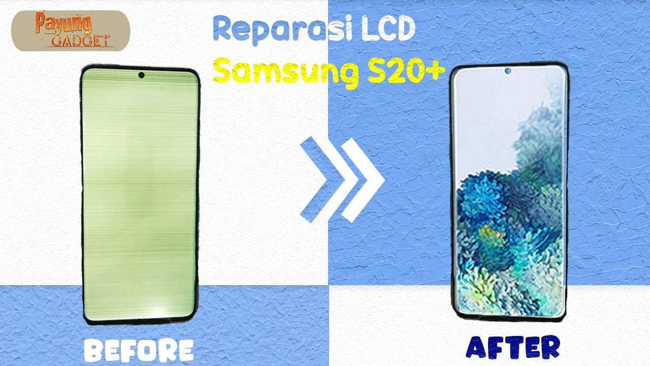 Cara perbaiki Lcd Samsung S20+ Green Screen
