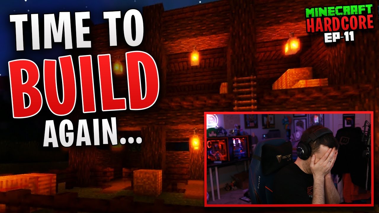 HARDCORE MINECRAFT! Time to BUILD! again... Ep. 11