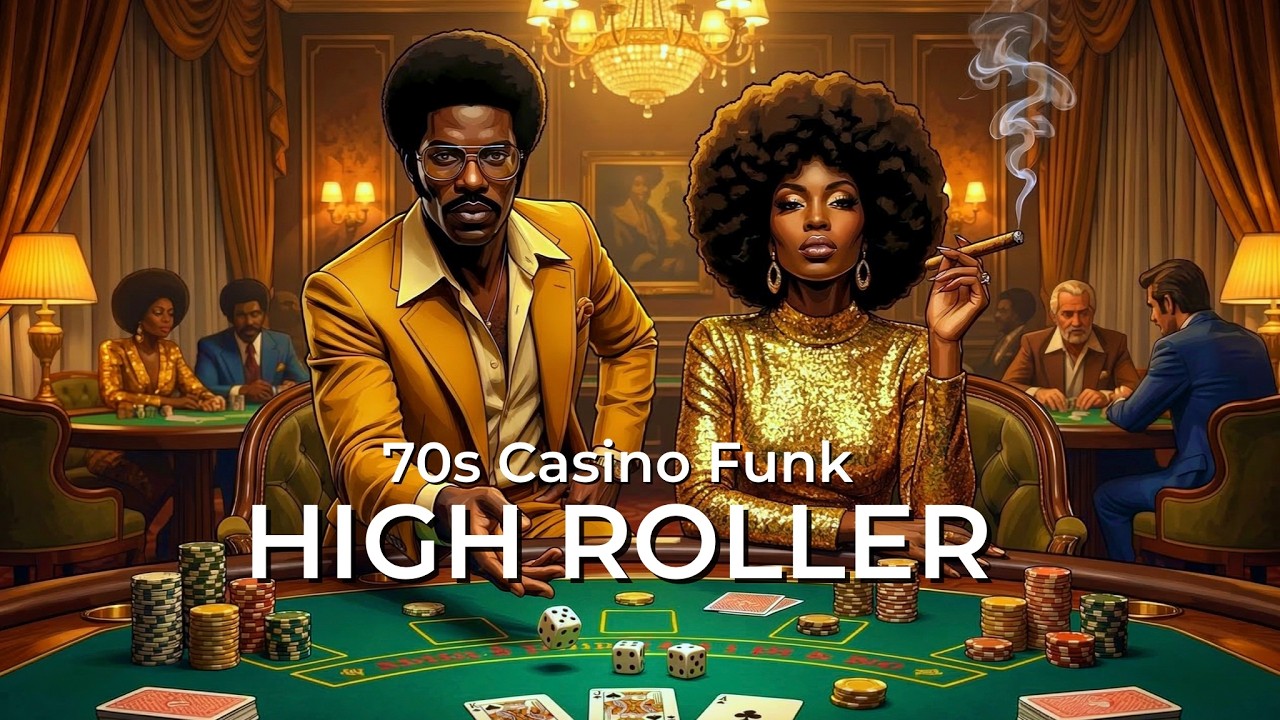 HIGH ROLLER FUNK 🎰 Роскошный фанк 70-х и глубокий бас | 3 часа