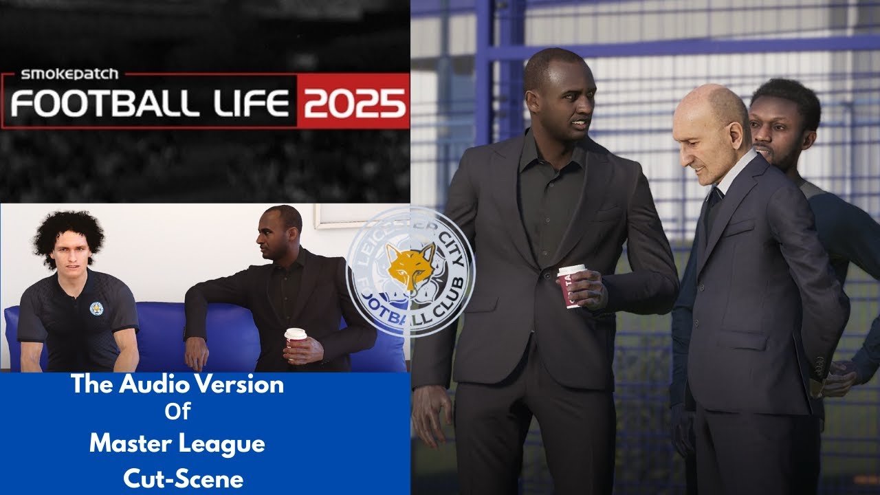 PES 2021 & FOOTBALL LIFE 2025 MASTER LEAGUE CUTSCENE GAMEPLAY STORIES AND VOICES.