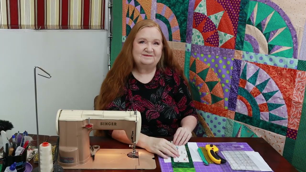 Quilt Bingo – сшивание бумажных лоскутков основы