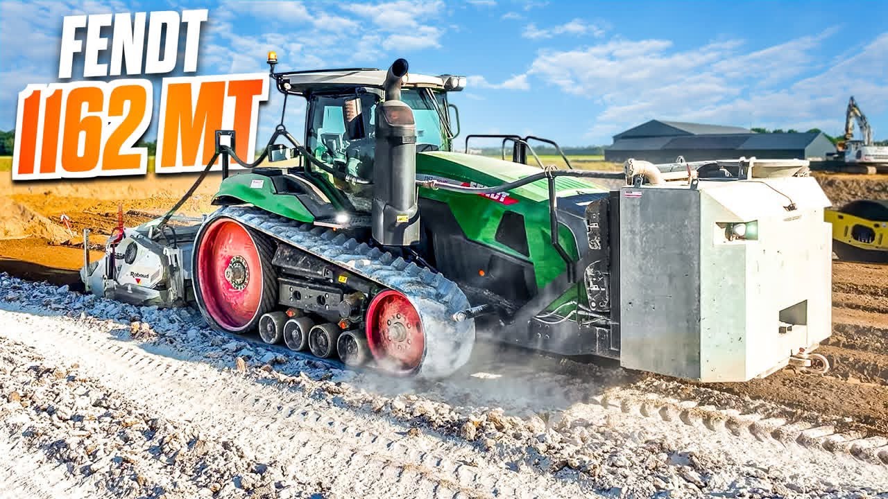 FENDT 1162 MT au traitement de sol 🟢🔴 MALAXEUR RABAUD rotostab 410 💨