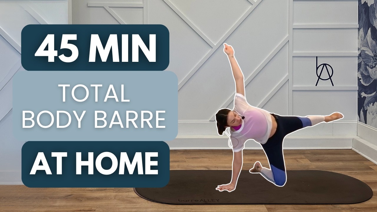 Full Body Barre Routine | Tone Every Muscle | At Home Workout