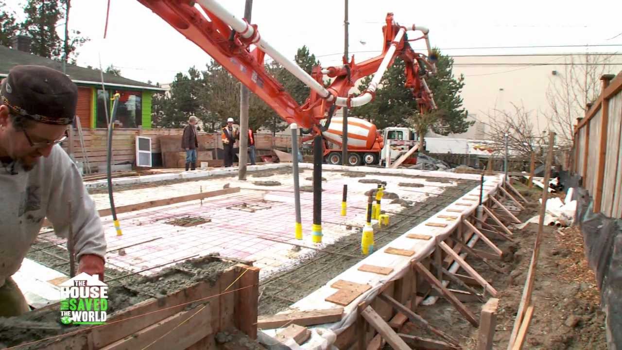 The House That Saved The World pours a Passive House foundation.mov