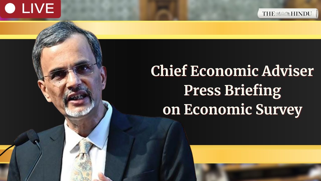 CEA Anantha Nageswaran holds press briefing in New Delhi after Economic Survey tabling