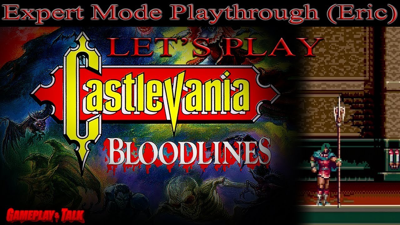Castlevania Bloodlines Full Playthrough (Sega Genesis) | Let's Play #347 - Expert Mode (Eric)
