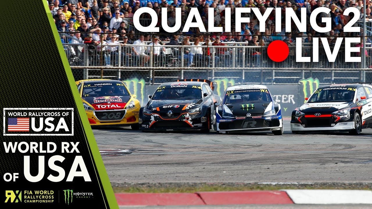 LIVE World RX Qualifying 2 | 2018 World Rallycross of USA