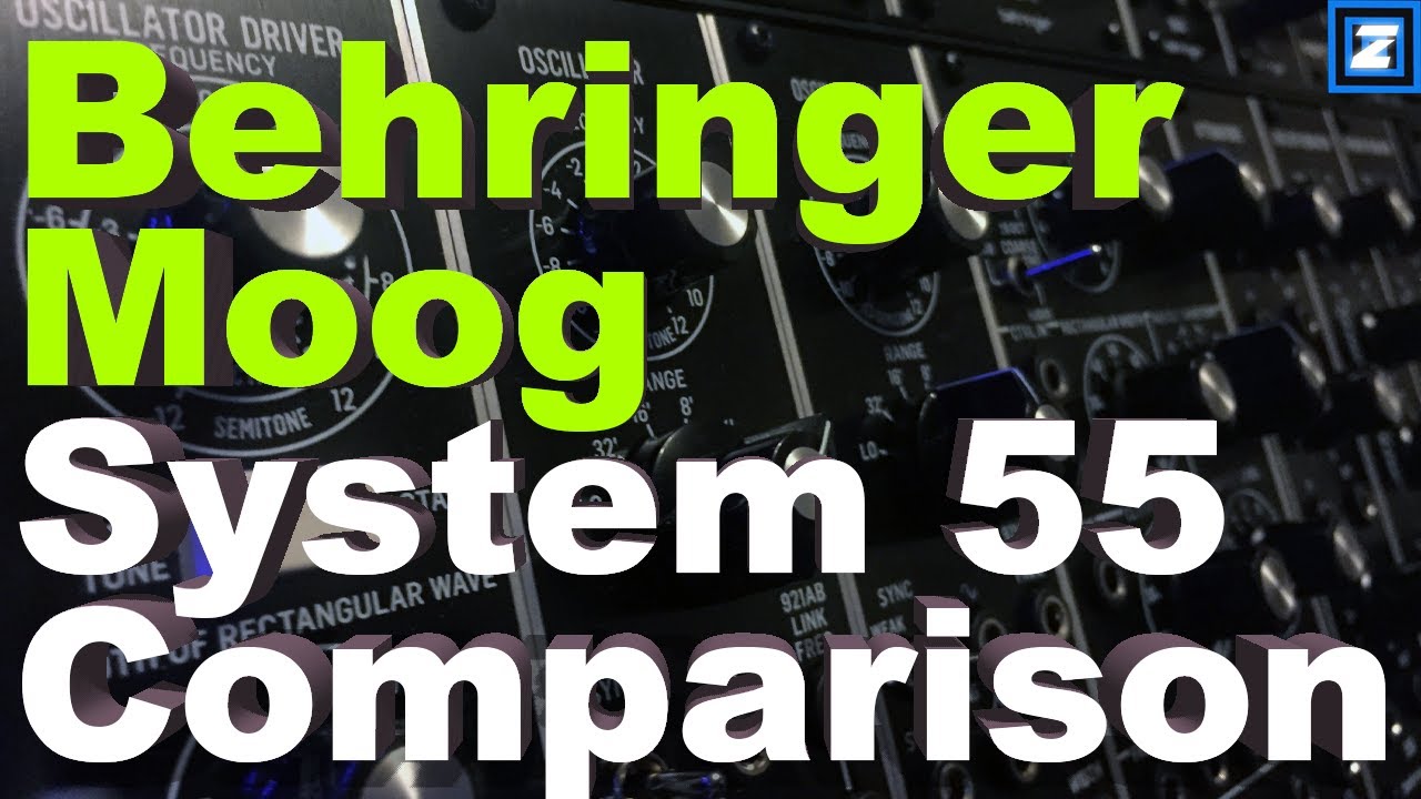 Behringer v Moog System 55 Comparison