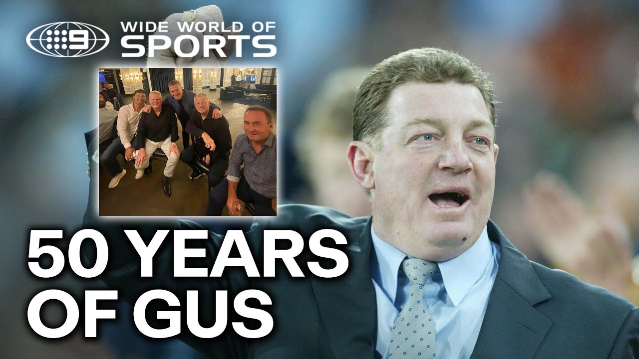 Phil Gould celebrated in emotional surprise half-century in NRL party | Wide World of Sports