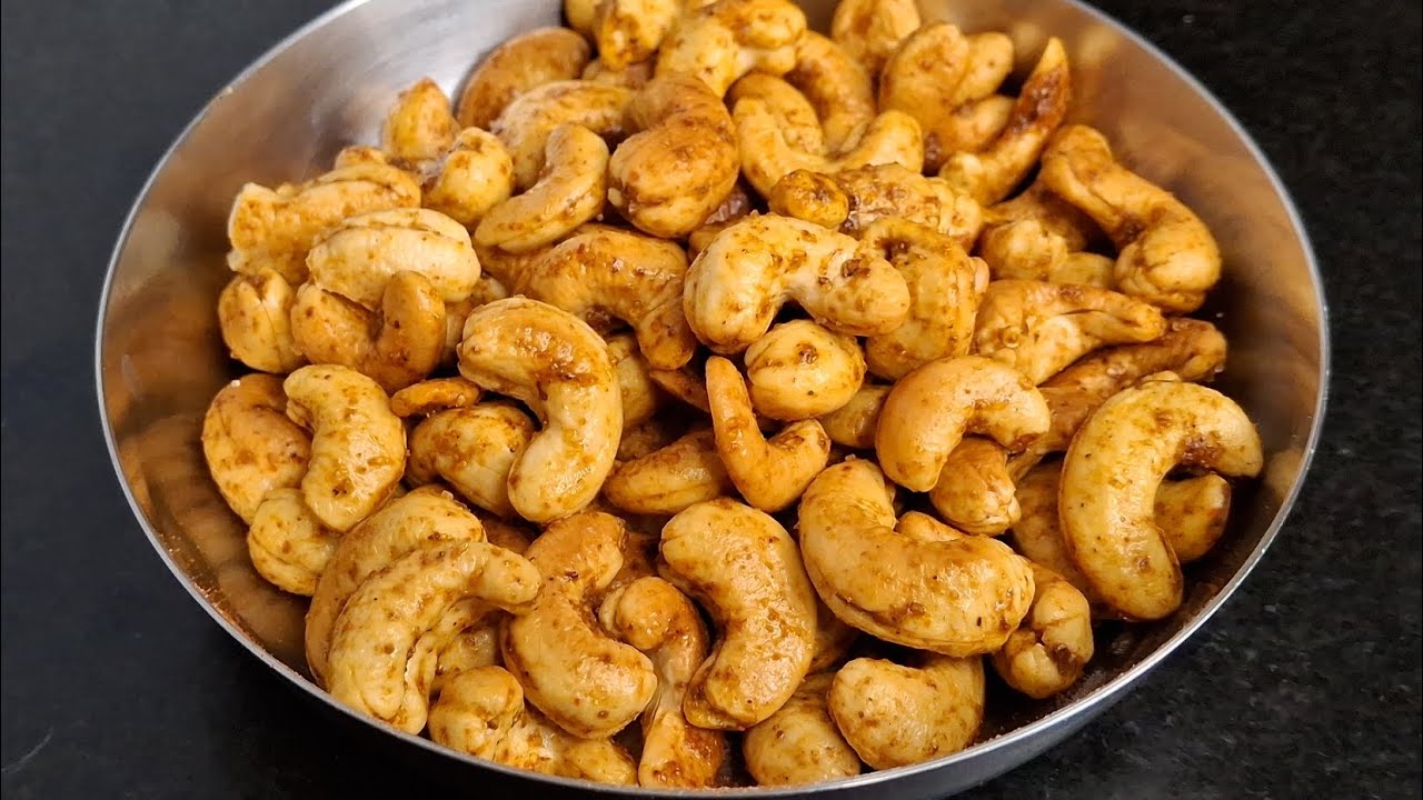 Ghee Roasted Masala Kaju || Spicy Healthy Snacks recipe || Deewali Special || Tea time Snacks 