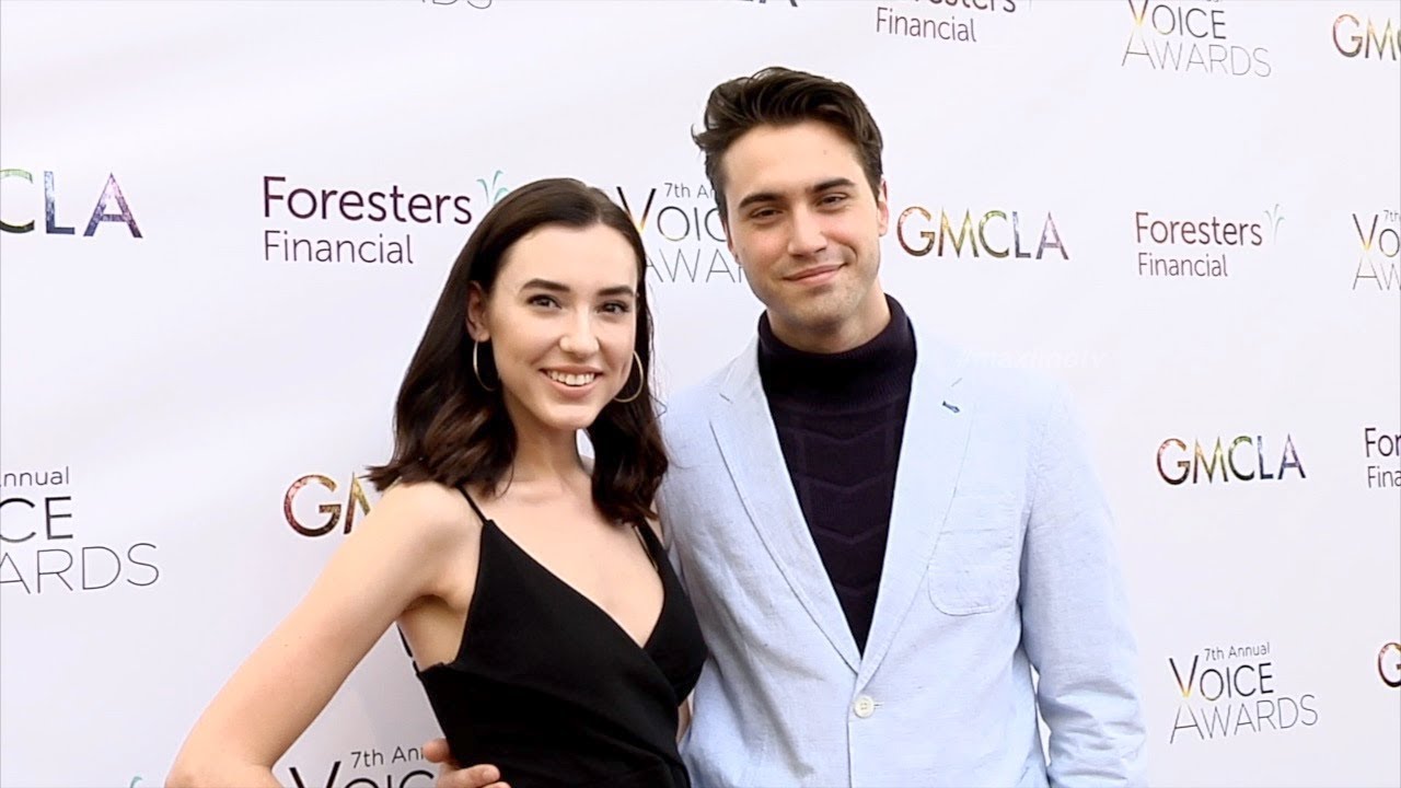 Ryan McCartan and Samantha Fekete 7th Annual GMCLA Voice Awards Red Carpet