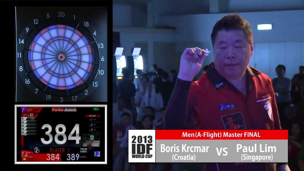 2013 IDF World Cup Men's (A-Flight) Master Singles Final（Boris Krcmar vs Paul Lim)