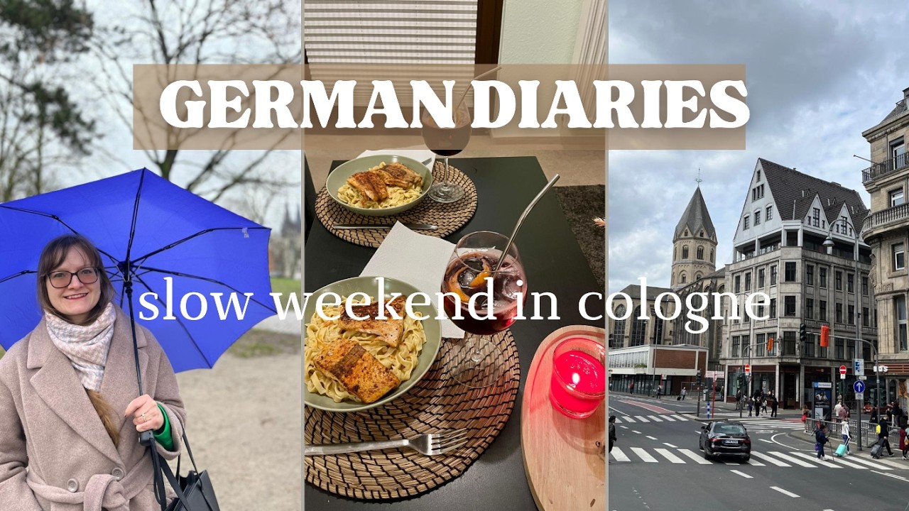 Slow Weekend in Cologne | Cozy Silent Vlog, Baking, Homemade Pasta & City Views