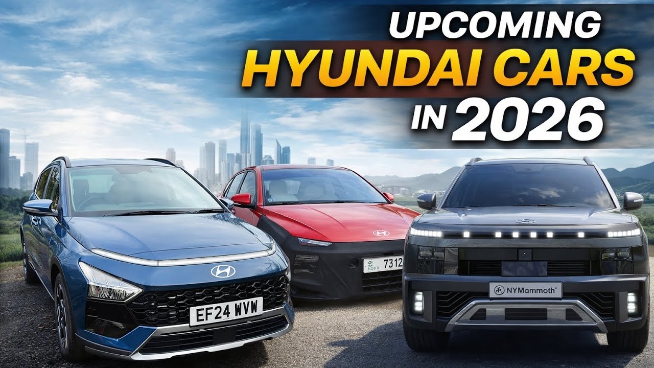 All Upcoming Hyundai Cars by 2026 🔥 Verna Facelift to New Creta & EVs