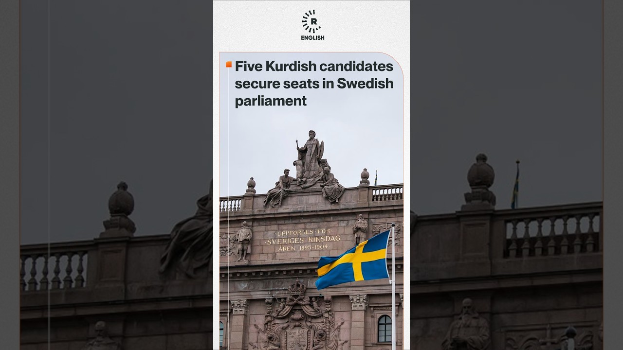 Five Kurdish candidates secure seats in Swedish parliament